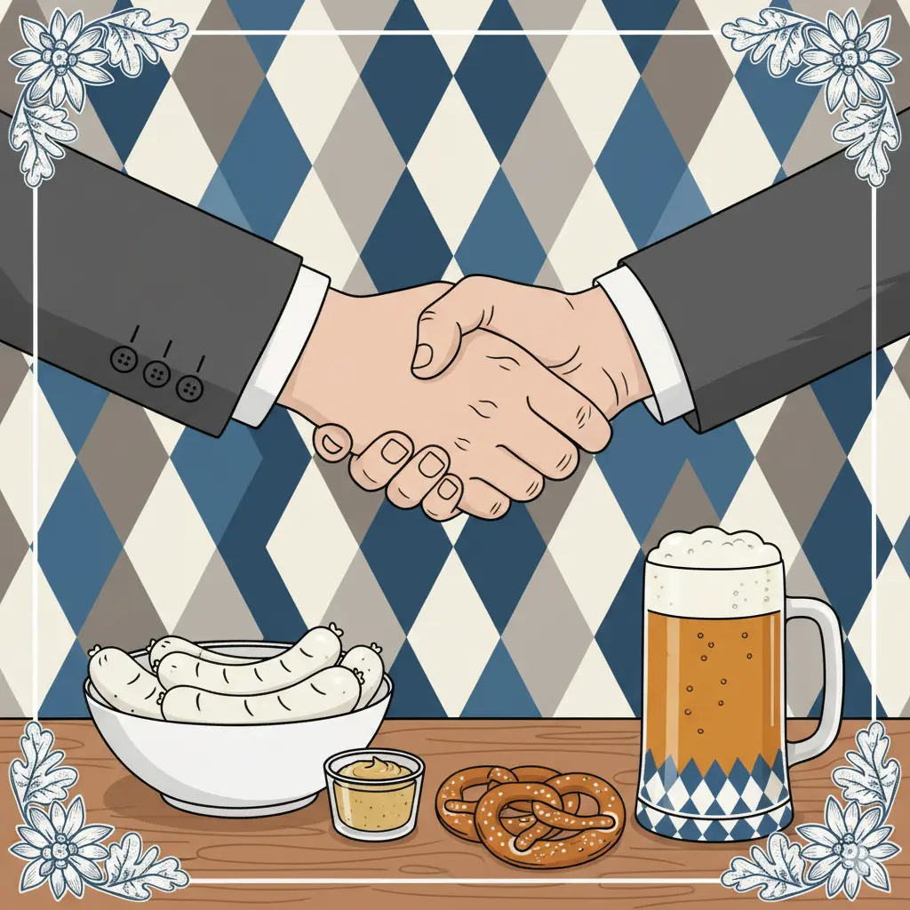 Illustration zur Kanzleischrift 4: Die Schelkopf-Wette