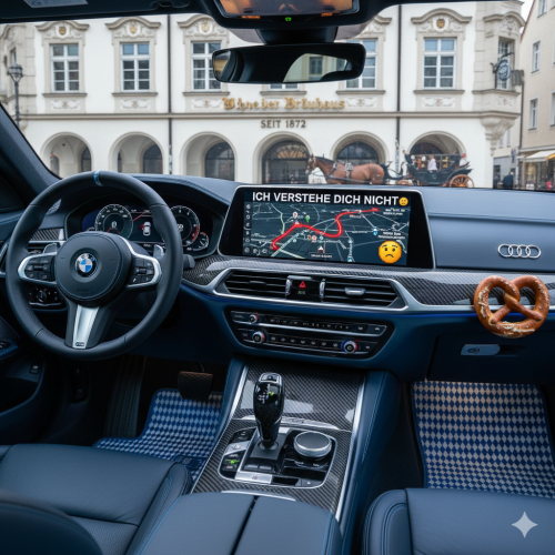 „Ich verstehe Dich nicht“: Wenn das Audi-Navi in die Schweiz will statt ins Bräuhaus
