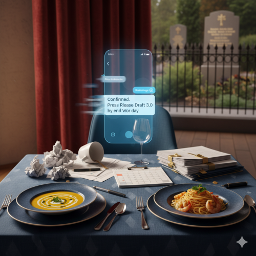 WhatsApp-Panik und Wildfang-Scampi: Wenn Tagesordnungen zum Kriegsschauplatz werden